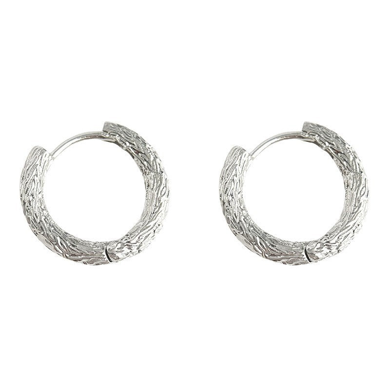 A廠 日韓款 幾何肌理感液態銀針耳環 批發 折扣@洽客服 25.10.W5「4978」