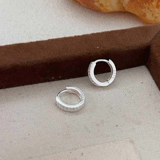 C3廠 韓國韓版鑲石極簡S925純銀耳環 批發 折扣@洽客服 25.10.W5「ES176」