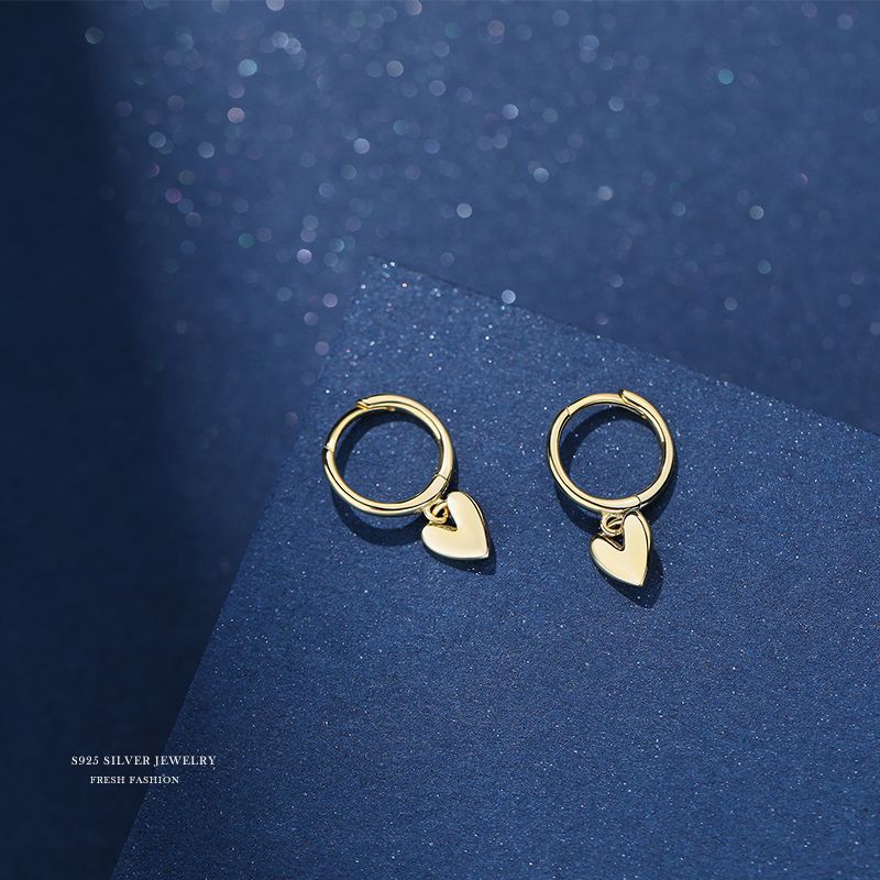 C廠 韓國韓版愛心925純銀耳環批發 折扣@洽客服 26.03.W2「E2328」