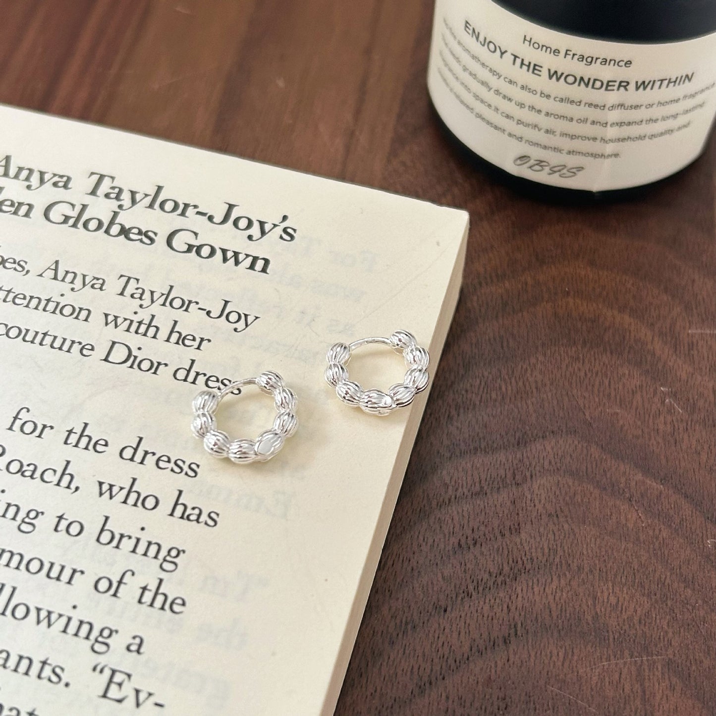 C3廠 韓版重工米粒珠S925純銀耳環 批發 折扣@洽客服 25/11.W4「es173」