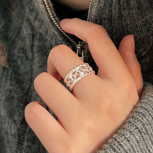 C3廠 韓國韓版豬鼻子S925純銀戒指批發 折扣@洽客服 25.03.W2「HJZ009-1」