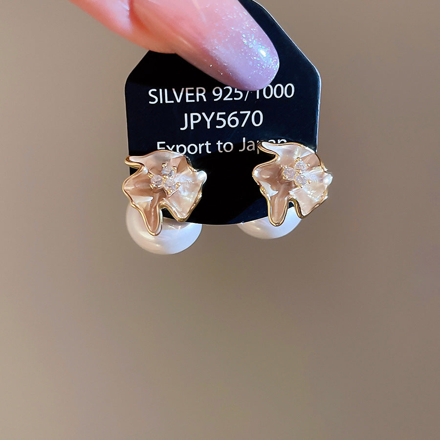 A2廠 韓國韓版鋯石花朵珍珠一款多戴銀針耳環 批發 折扣@洽客服 25.11.W1「HE28949-HE28969」