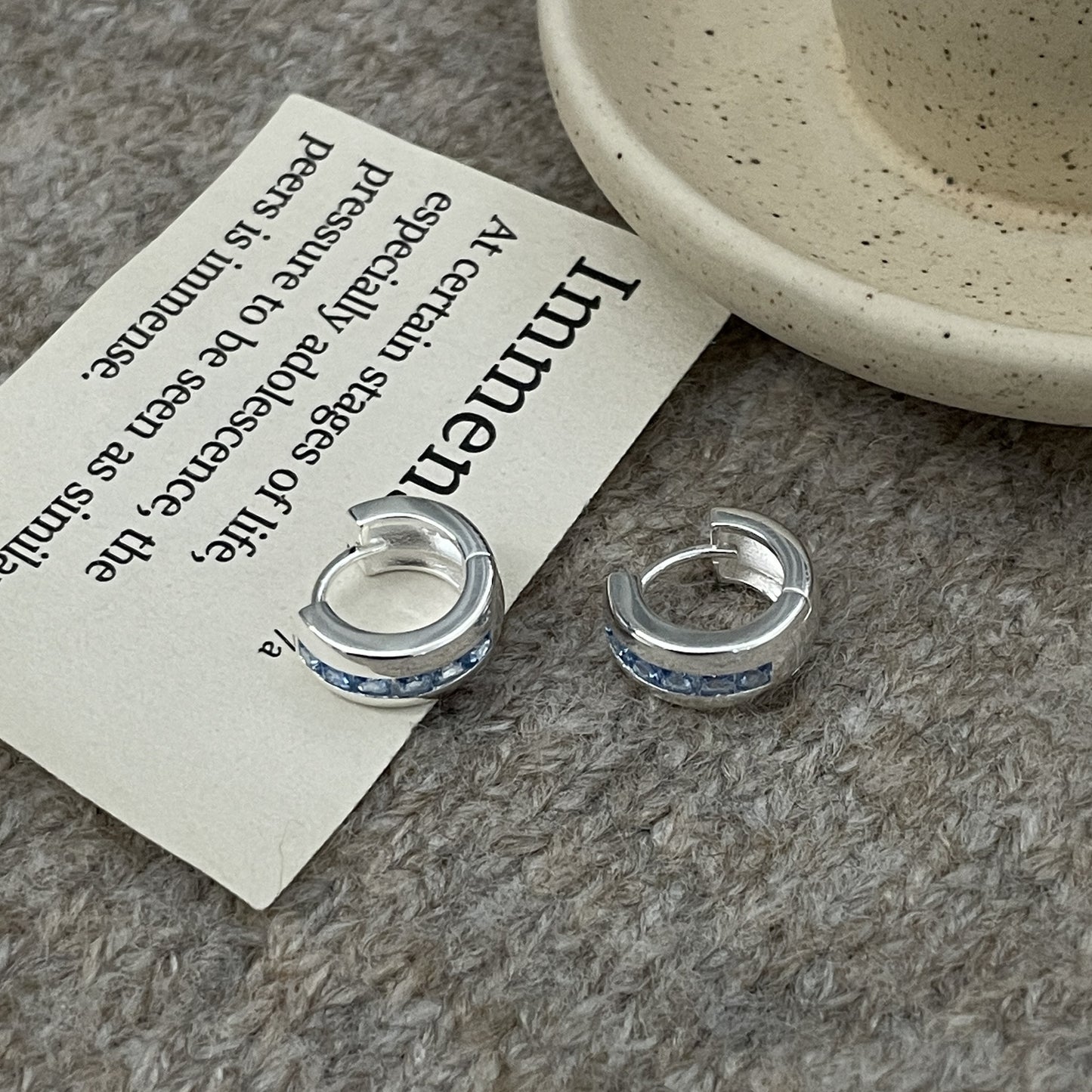 C2廠 925純銀 鑲嵌方形鋯石耳環 批發 折扣@洽客服 26.01.W2「XSE2252」