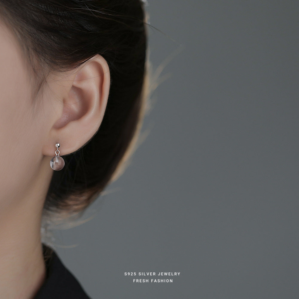 C廠 韓國韓版小燈泡仿水晶S925純銀耳環 批發 折扣@洽客服 24.11.W2「E5779」