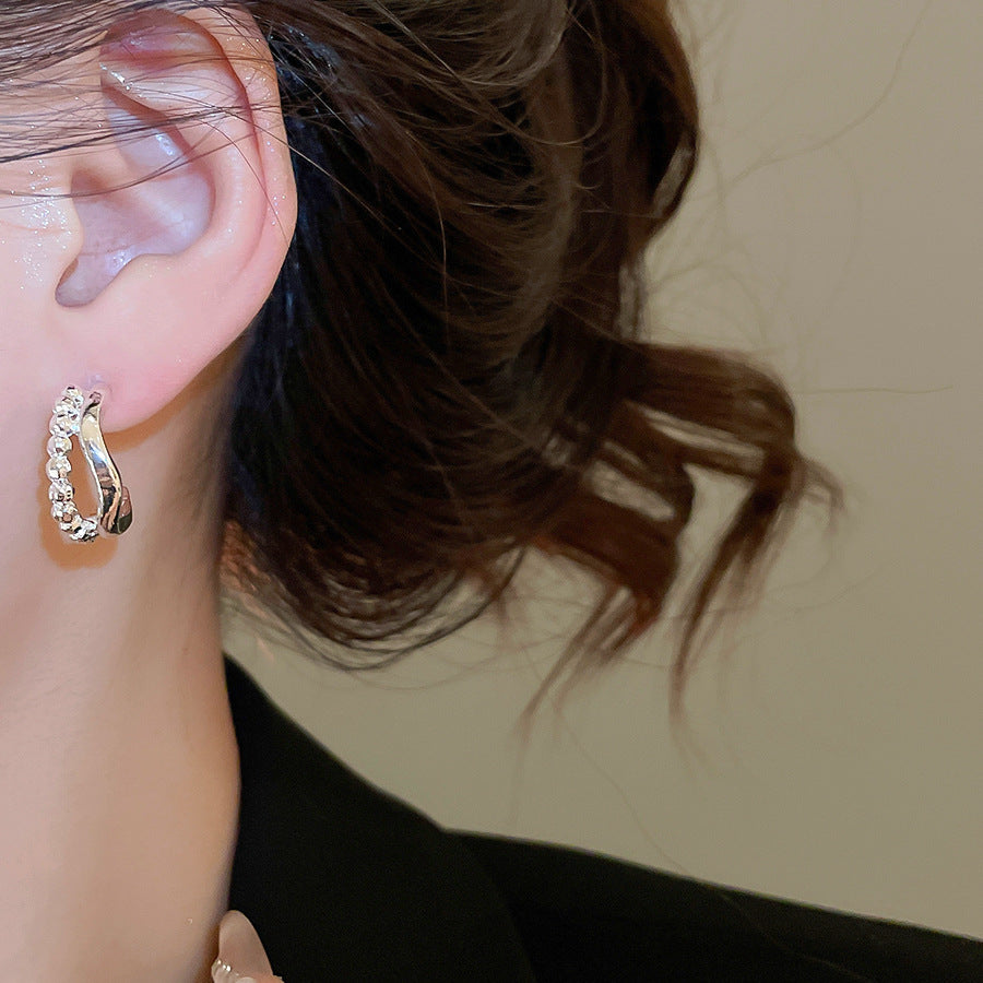 A2廠 韓國韓版簡約金屬C型銀針耳環 批發 折扣@洽客服 25.12.W3「HE29438」