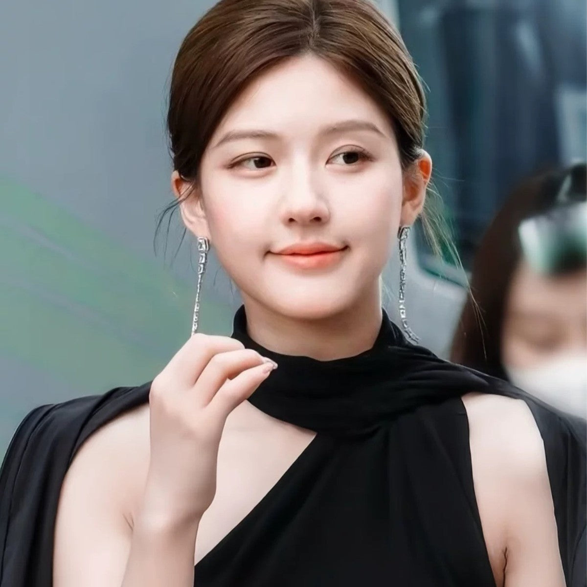 A2廠 日韓款鋯石方形流蘇銀針耳環 批發 折扣@洽客服 25.11.W4「HE28998」