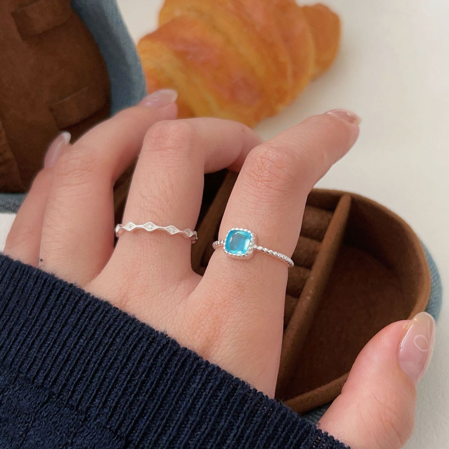 C3廠 韓國韓版方糖S925純銀戒指 批發 折扣@洽客服 25.11.W1「jz115 hjz311」