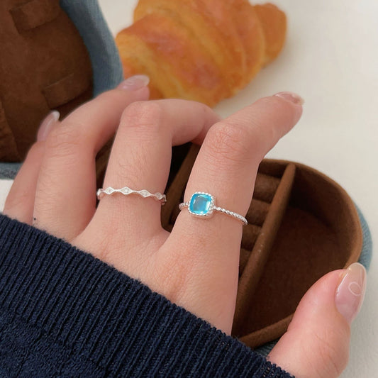 C3廠 韓國韓版方糖S925純銀戒指 批發 折扣@洽客服 25.11.W1「jz115 hjz311」