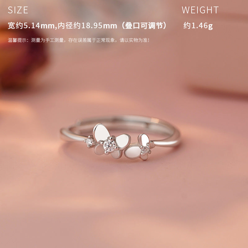 C廠 韓系可愛蝴蝶S925純銀戒指  批發 折扣@洽客服 25.06.W3「YC3479R_1,YC3490R_1,YC4815R_1,YC5071R_1,YC4723R_1,」