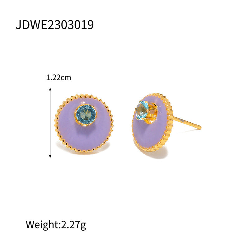 D廠【JDWE2303018-21】歐美個性五角星鋯石耳環 23.07.W3