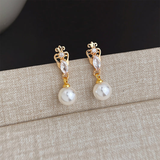 A廠 日韓款微鑲鋯石珍珠耳環 批發 折扣@洽客服 26.01.W1「6889」