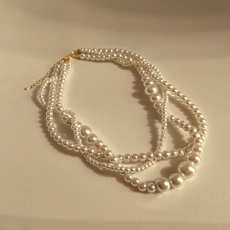 A2廠 優雅氣質的珍珠纏繞項鍊「HN1946」24.01.W4  批發折扣@洽客服