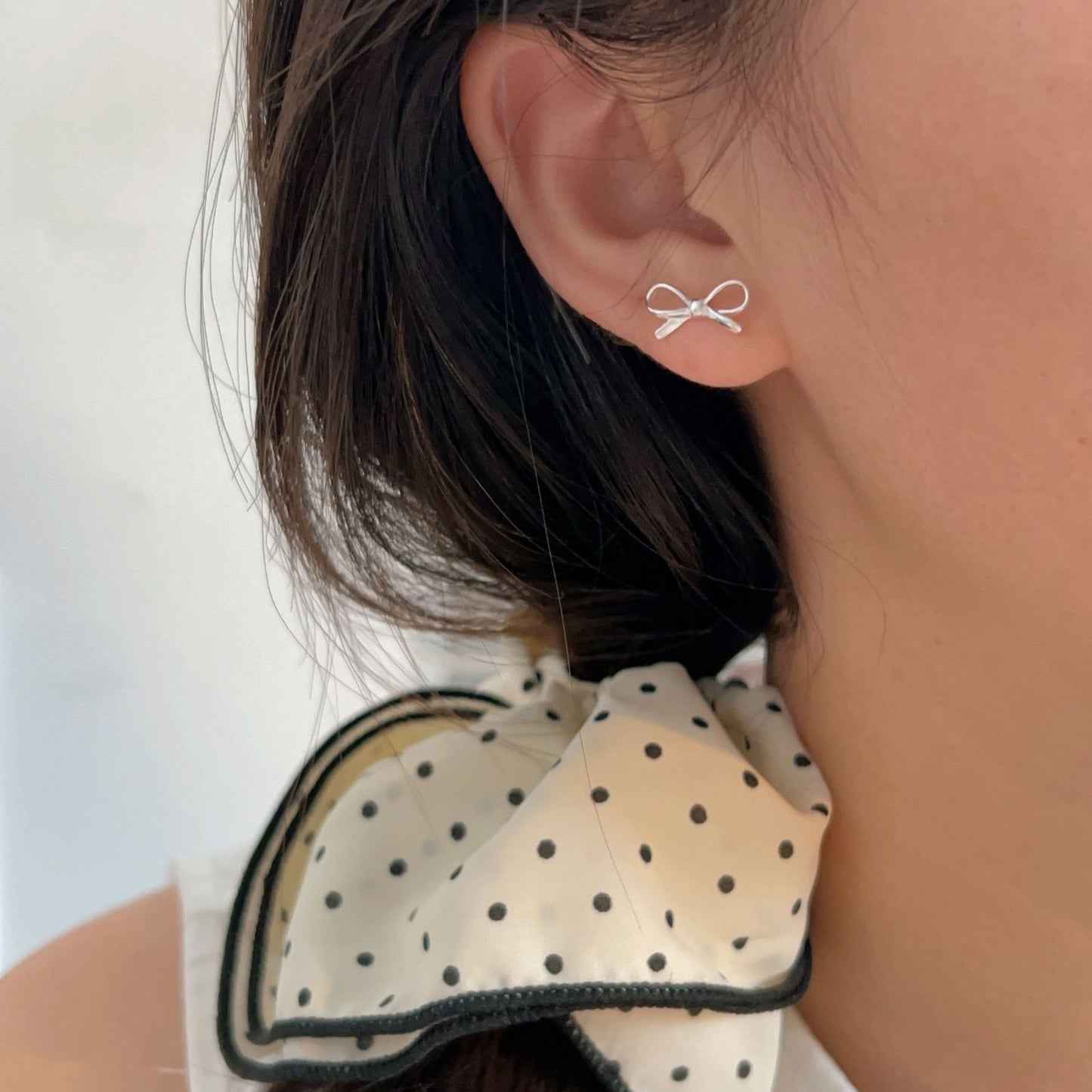 C3廠 韓國韓版蝴蝶結S925純銀耳環 批發 折扣@洽客服 25.11.W1「ES064-1」