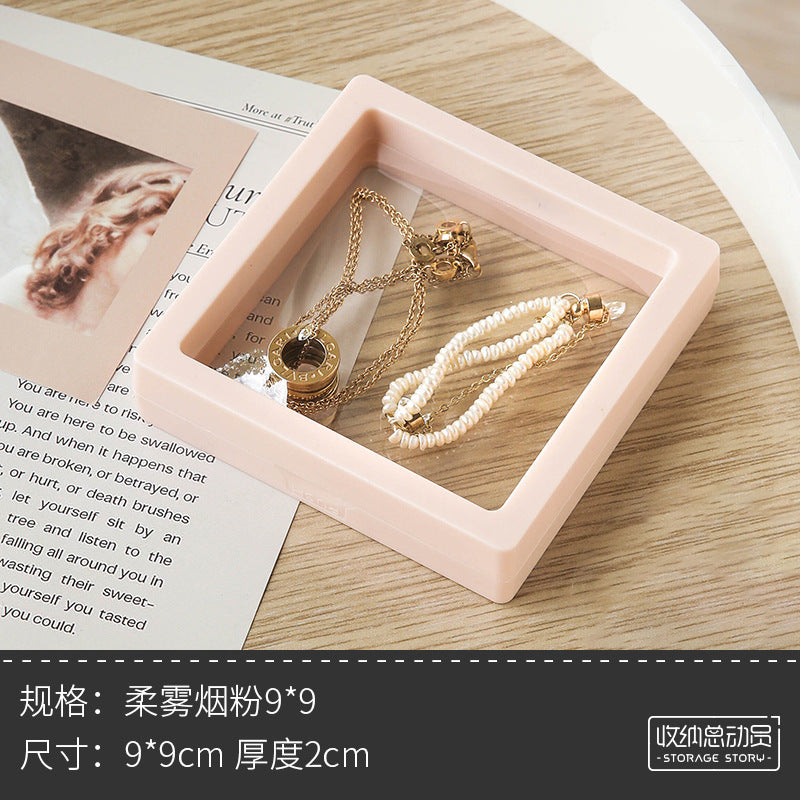 時尚透明薄膜飾品盒「AQ061」