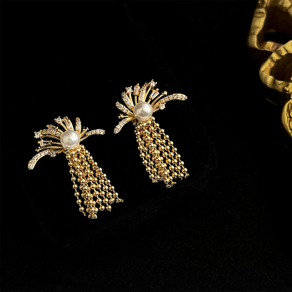 A廠 韓系款 煙火浪漫~爆閃煙火鋯石銀針耳環 批發 折扣@洽客服 26.03.W1「7136」