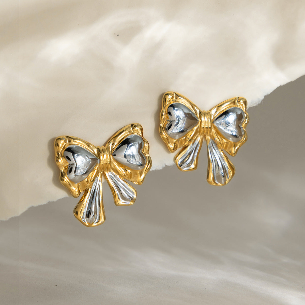 B廠 歐美款BELLA 鈦鋼鍍18K金耳環 批發 折扣@洽客服 25.12.W3「JDE0210004-PS」