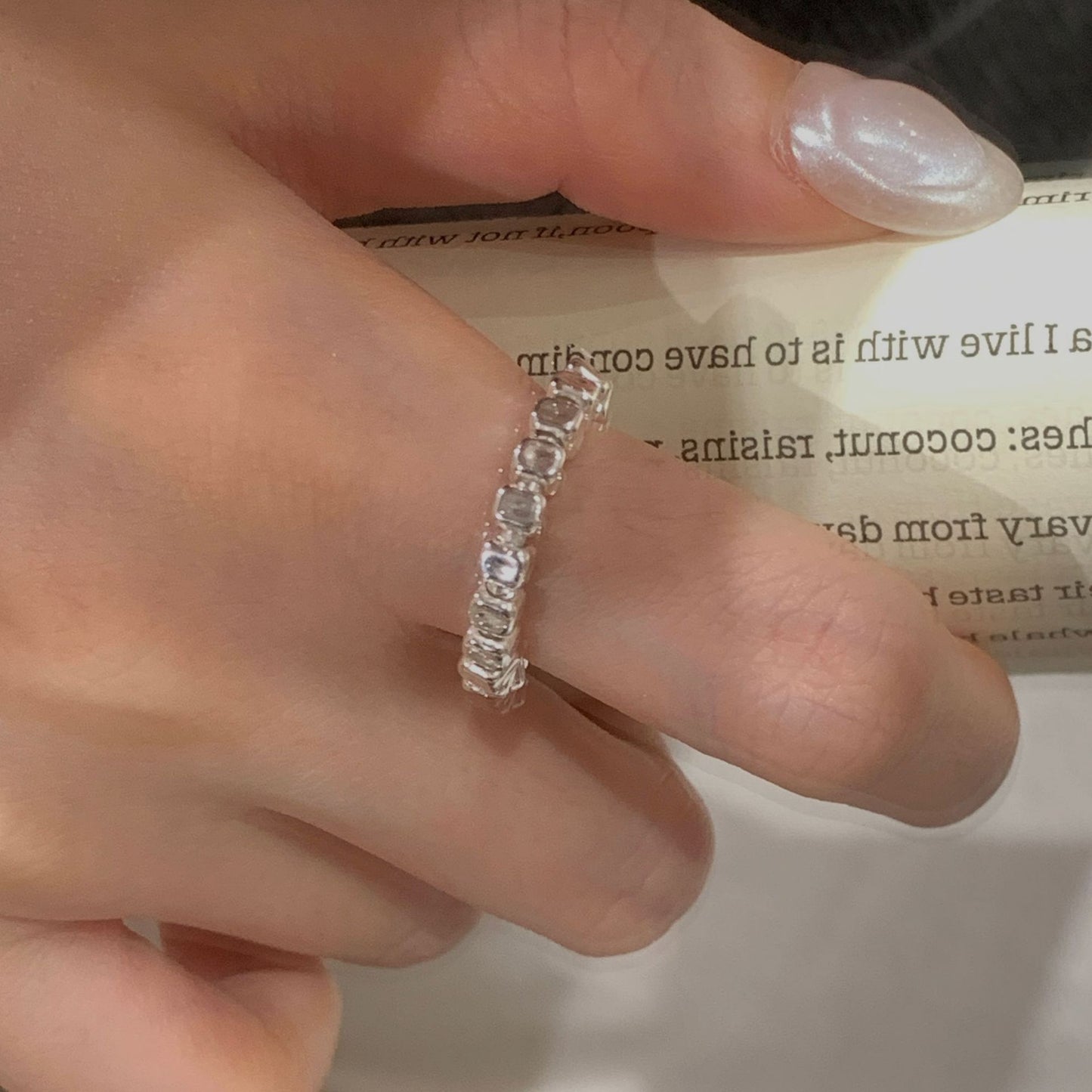 C2廠 韓國韓版復古幾何珠珠S925純銀戒指 批發 折扣@洽客服 25.11.W3「SR1444」