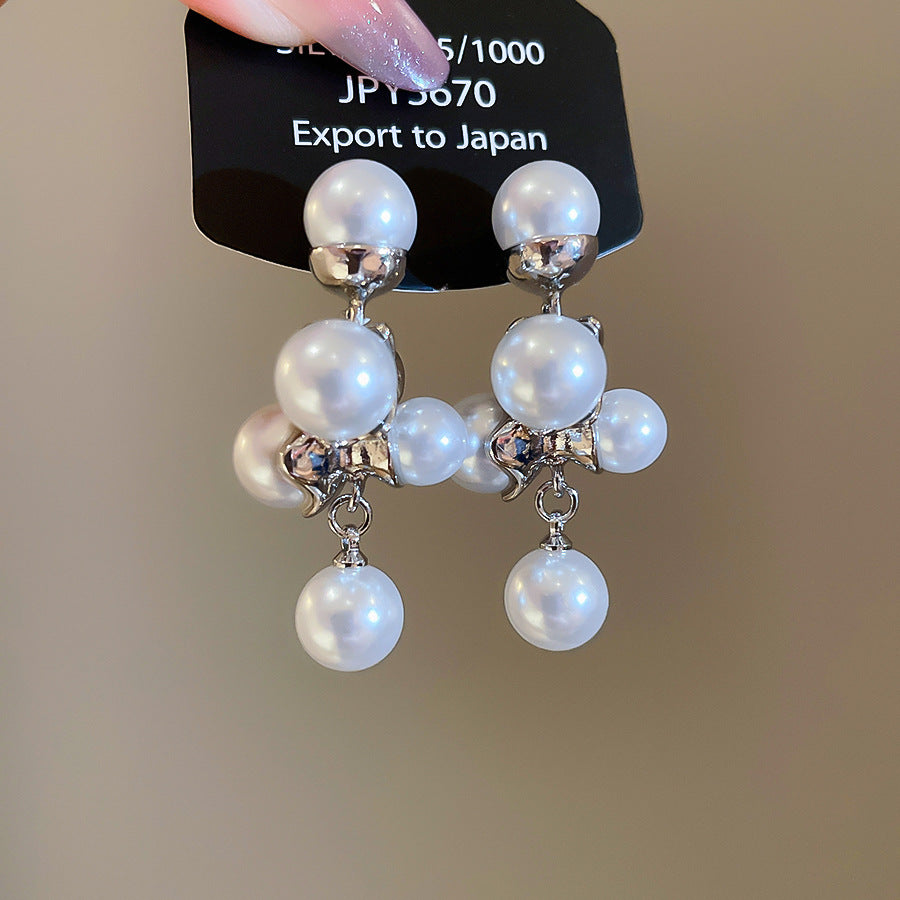 A2廠 韓國韓版珍珠吊墜銀針耳環 批發 折扣@洽客服 25.11.W1「HE28992」