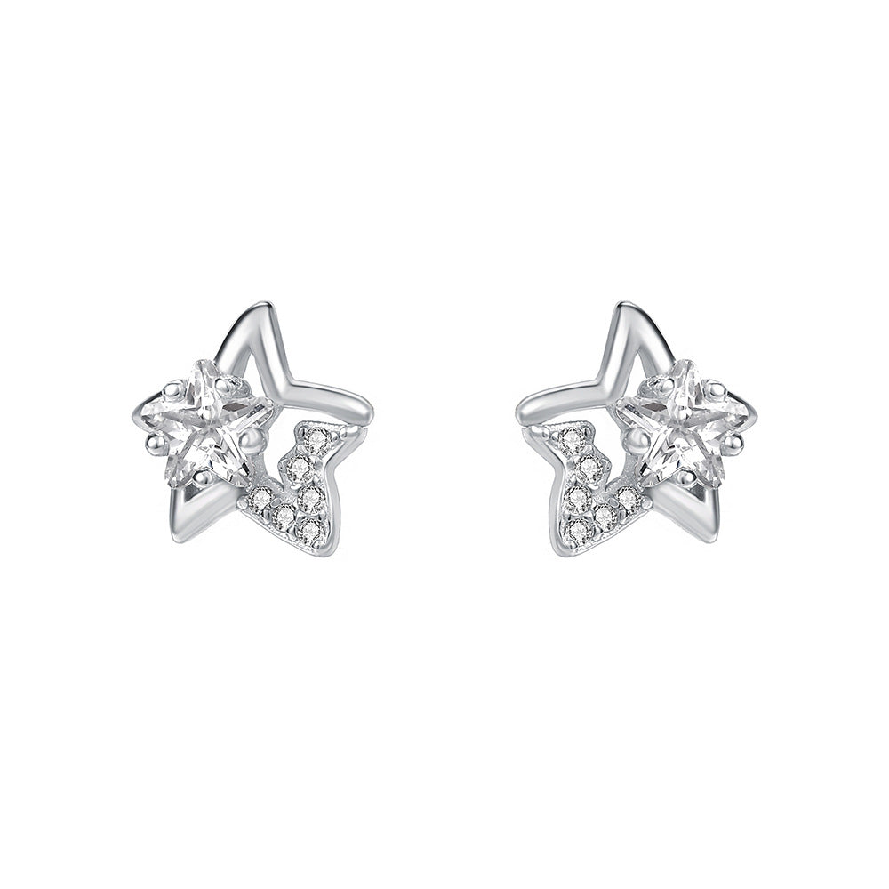 C廠 韓國韓版小巧精緻星星S999足銀耳環 批發 折扣@洽客服 26.03.W1「E6244」