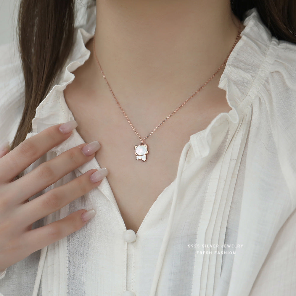 C廠 S925純銀｜韓國韓版可愛小貓項鍊 26.02.W1「A4959」