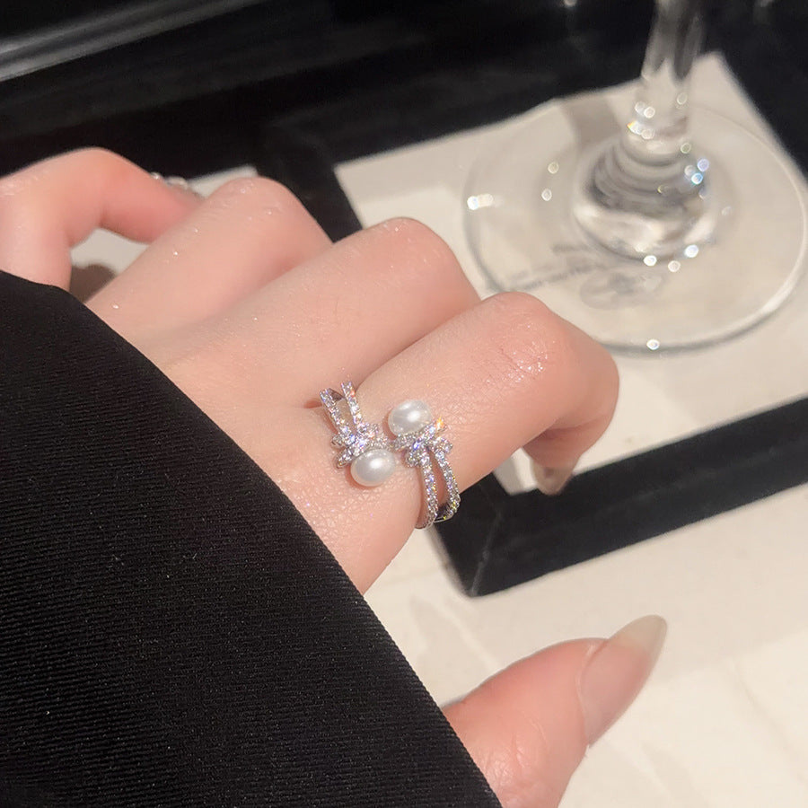 A2廠 韓國韓版珍珠橢圓形開口戒指 批發 折扣@洽客服 25.12.W3「WR553 WR554」