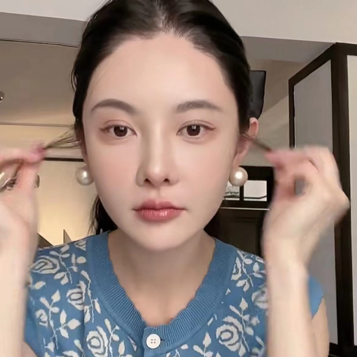 A廠 日韓款 赫本風棉花珍珠銀針耳環 批發 折扣@洽客服 25.11.W1「301-340」