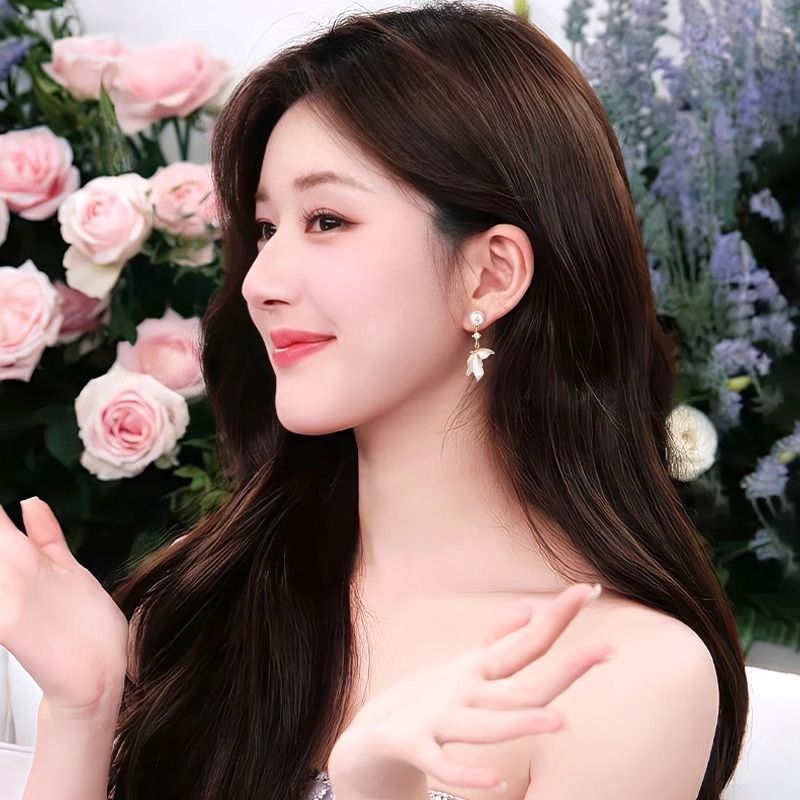 A2廠 韓國韓版滴油鑲鑽珍珠翅膀銀針耳環 批發 折扣@洽客服 25.11.W3「HE25252」