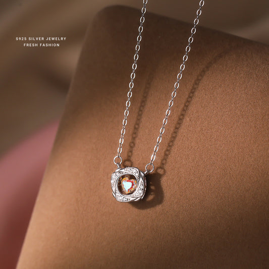 C廠 韓國韓版莫比烏斯愛心S925純銀項鍊  批發 折扣@洽客服 25.12. W2「A4751」