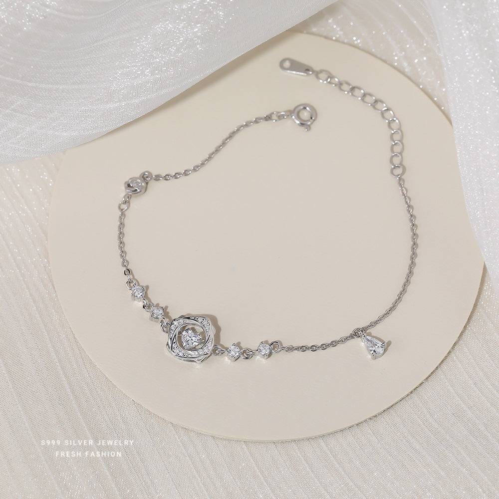 C廠 韓國韓版莫比烏斯靈動愛心S999純銀手鍊 批發 折扣@洽客服 25.11.W1「L1165-999」