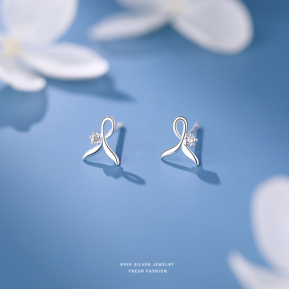 C廠 韓國韓版精緻魚尾S999純銀耳環 批發 折扣@洽客服 25.12.W1「E5839」