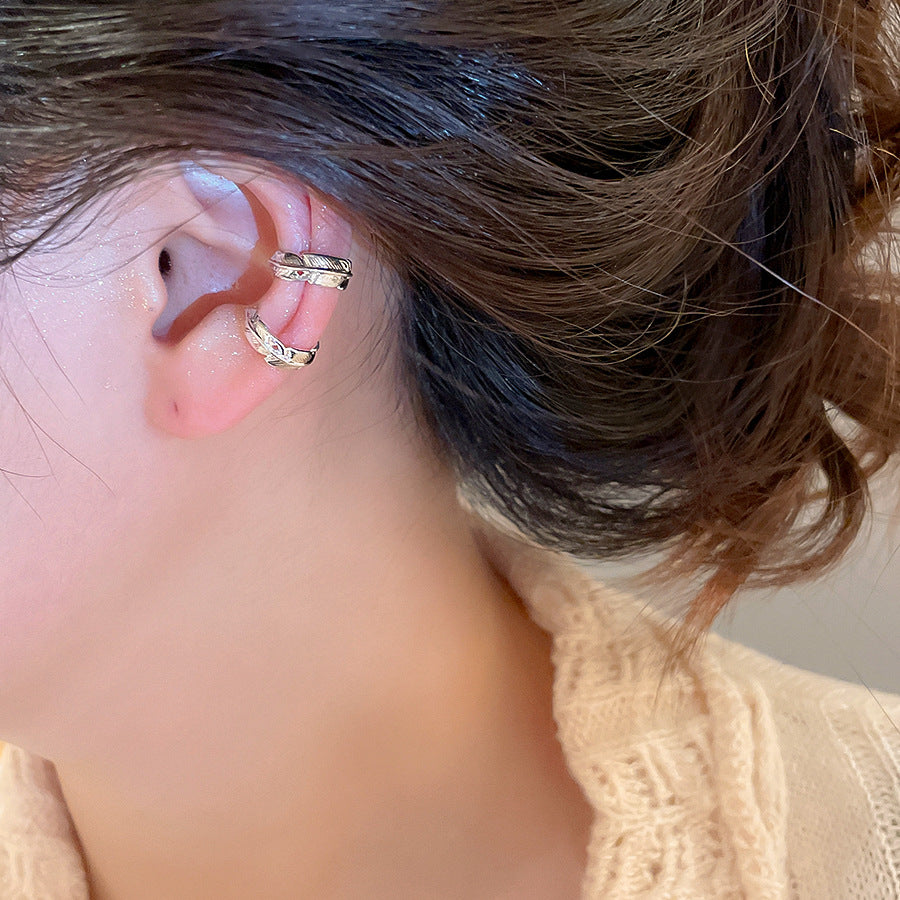 A2廠 韓國韓版時尚羽毛銀針耳環 批發 折扣@洽客服 26.03.W1「HE30825」