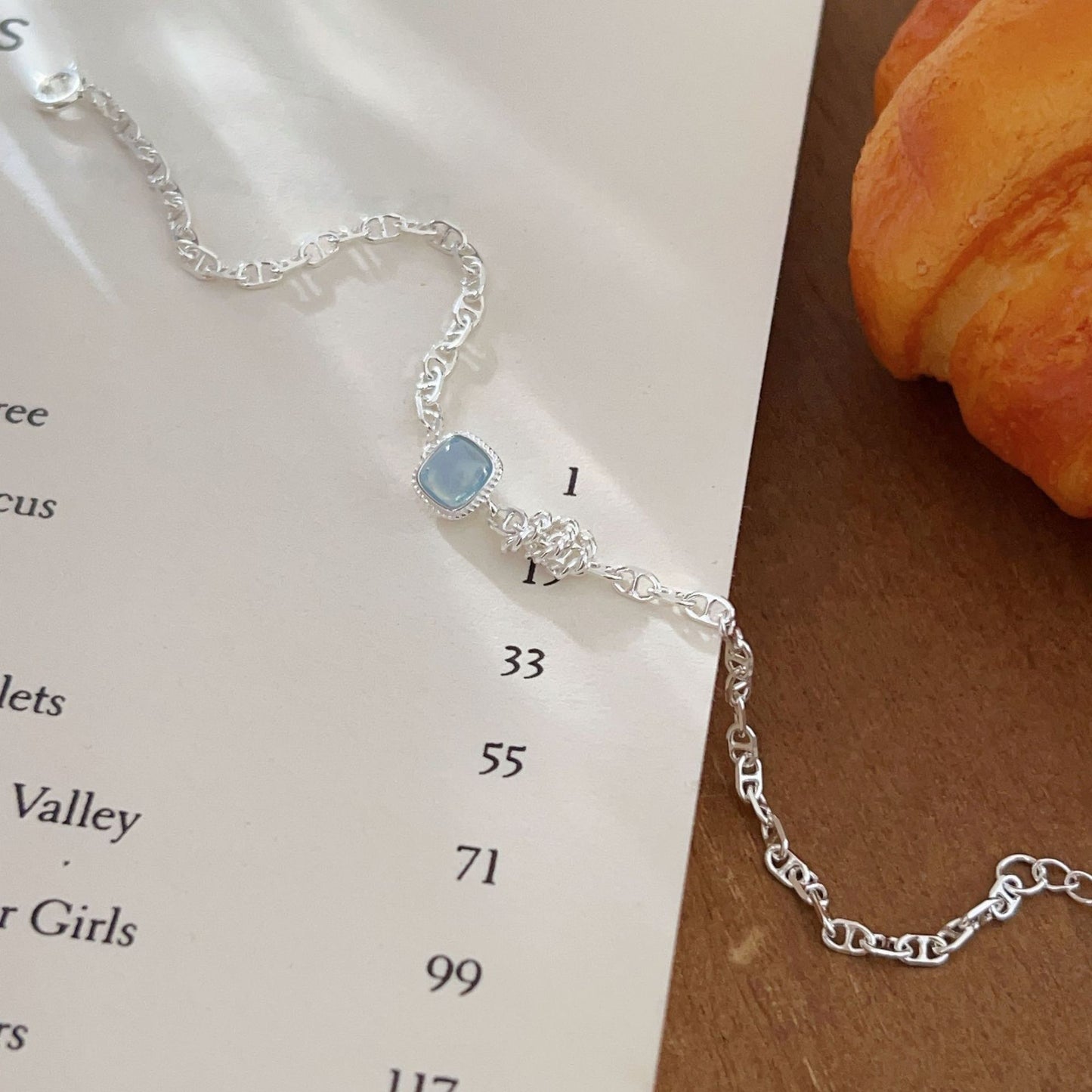 C3廠 韓國韓版幾何豬鼻子S925純銀手鍊批發 折扣@洽客服 26.06.W2「SL055」