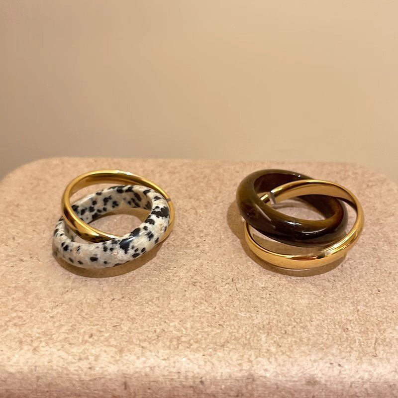 A2廠 日韓款復古石頭纏繞開口戒指 批發 折扣@洽客服 25.11.W4「HR2792」