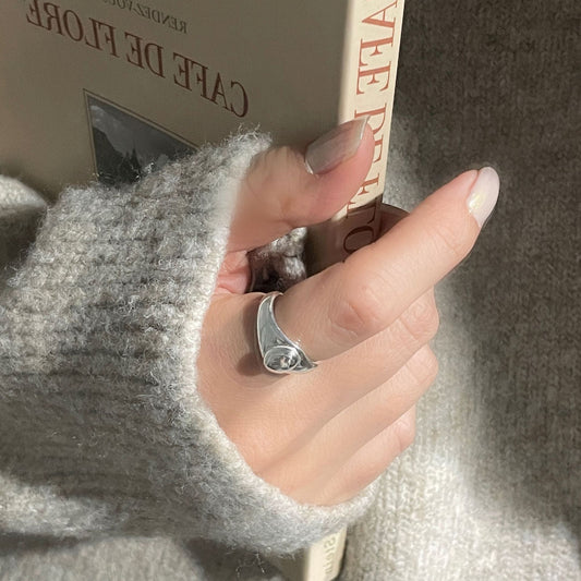 C2廠 韓國韓版光面橢圓S925純銀戒指 批發 折扣@洽客服 26.01.W1「XSR1214」