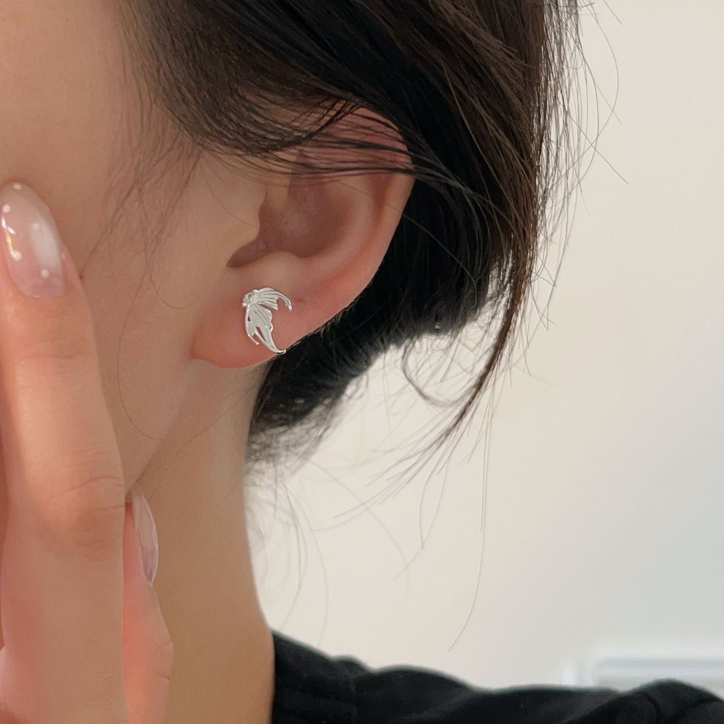 C3廠 韓版重工天使之翼S925純銀耳環 批發 折扣@洽客服 25/11.W4「es172」