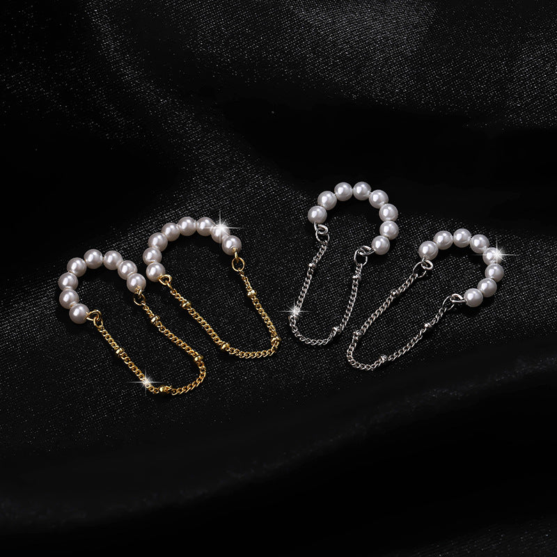 C廠 韓國韓版貝珠S925純銀耳骨夾耳環批發 折扣@洽客服 26.03.W2「E2702」