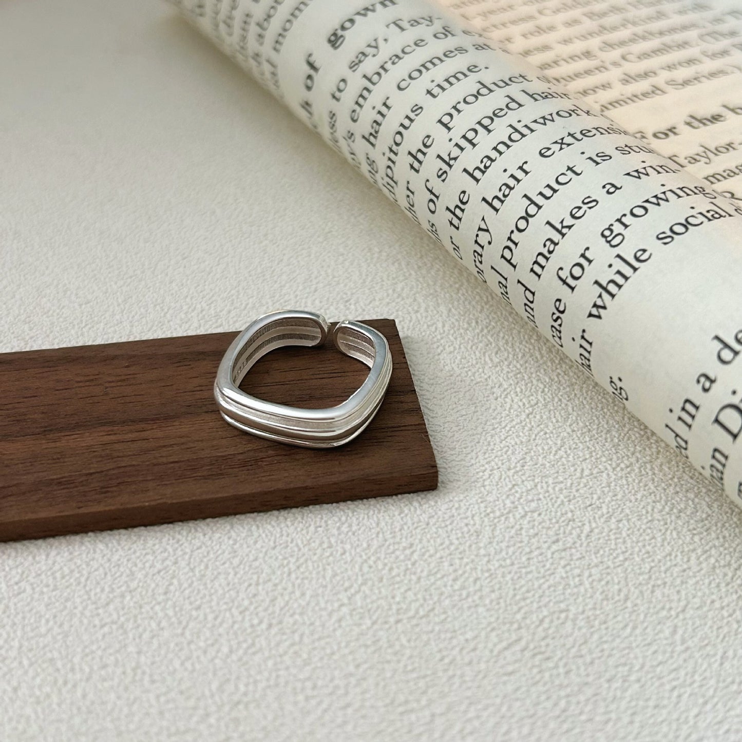 C3廠 韓國韓版圓弧幾何S925純銀戒指 批發 折扣@洽客服 25.12.W2「hjz292 hjz290」