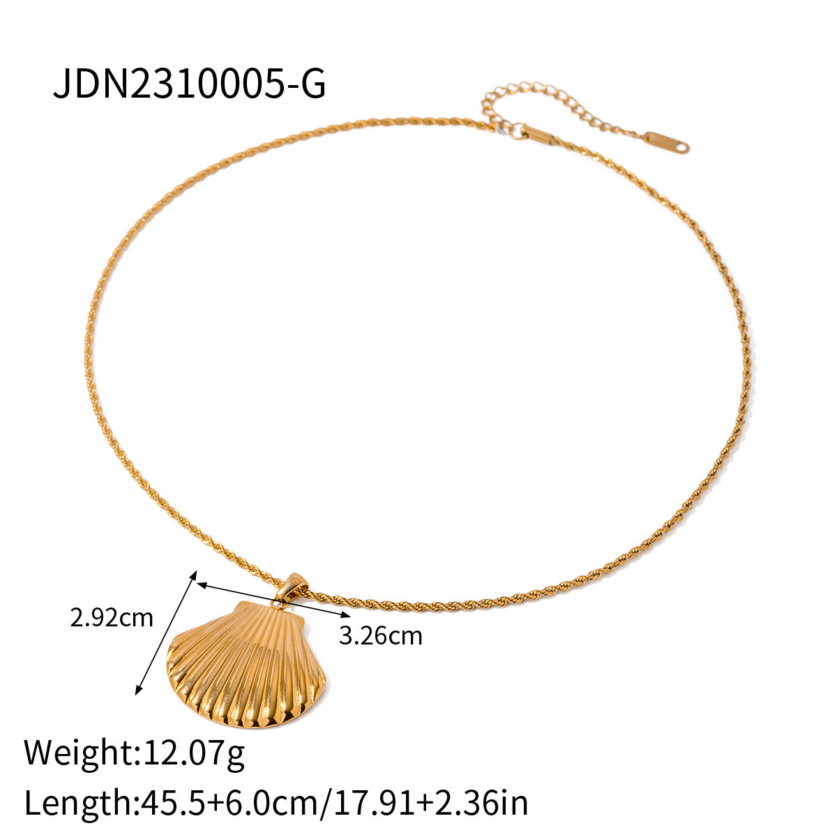 D廠 MARTA 鈦鋼鍍18K金項鍊「JDN2310005-G」24.02 批發折扣@洽客服