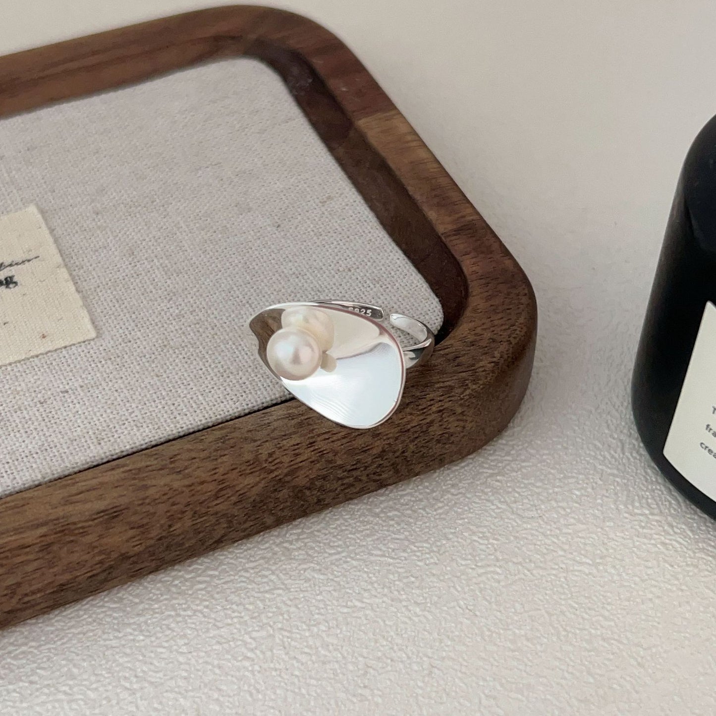 C3廠 韓國韓版橢圓形珍珠S925純銀戒指 批發 折扣@洽客服 25.12.W2「HJZ159」