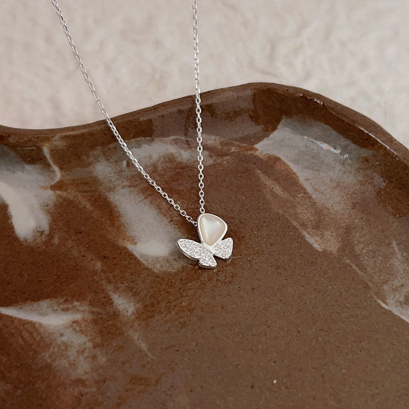 C3廠 韓國韓版S925純銀｜鑲嵌蝴蝶項鍊 批發 折扣@洽客服 26.02.W3「hxl222」