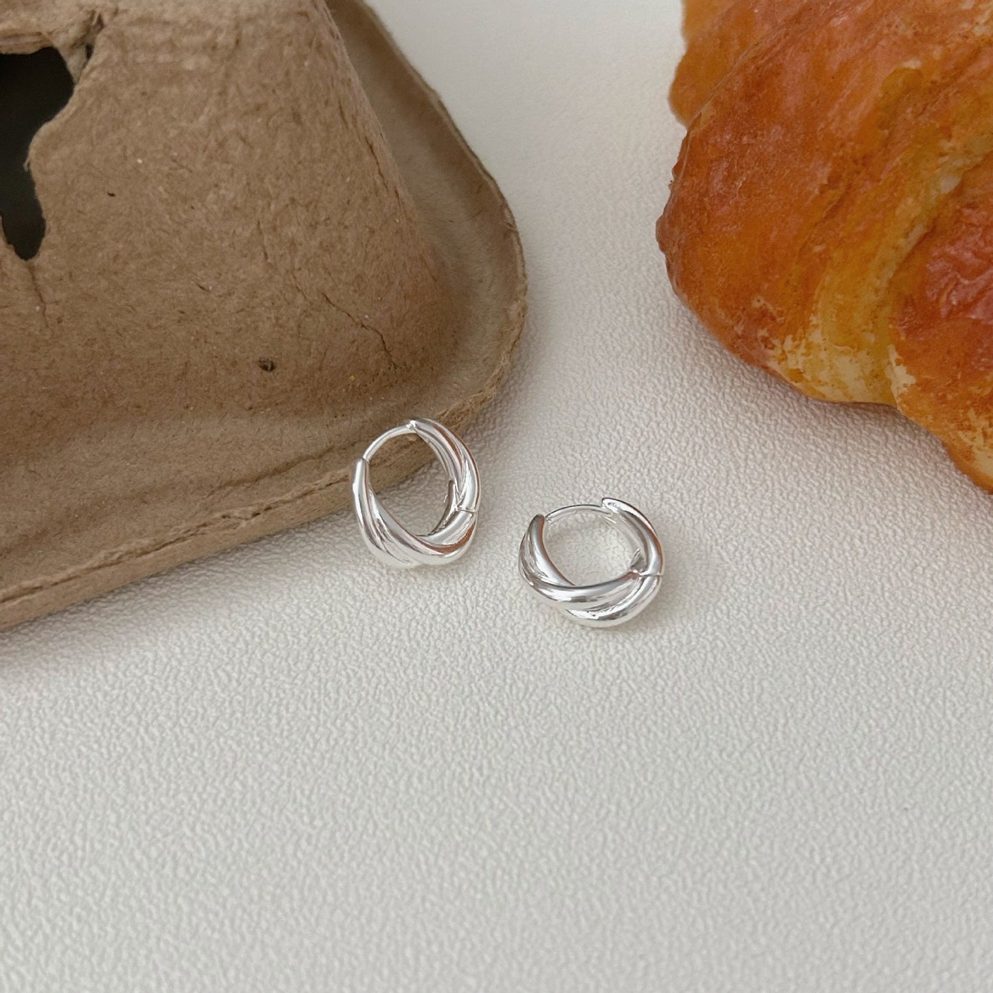 C3廠 韓版重工極簡幾何S925純銀耳環 批發 折扣@洽客服 25/11.W4「es189」