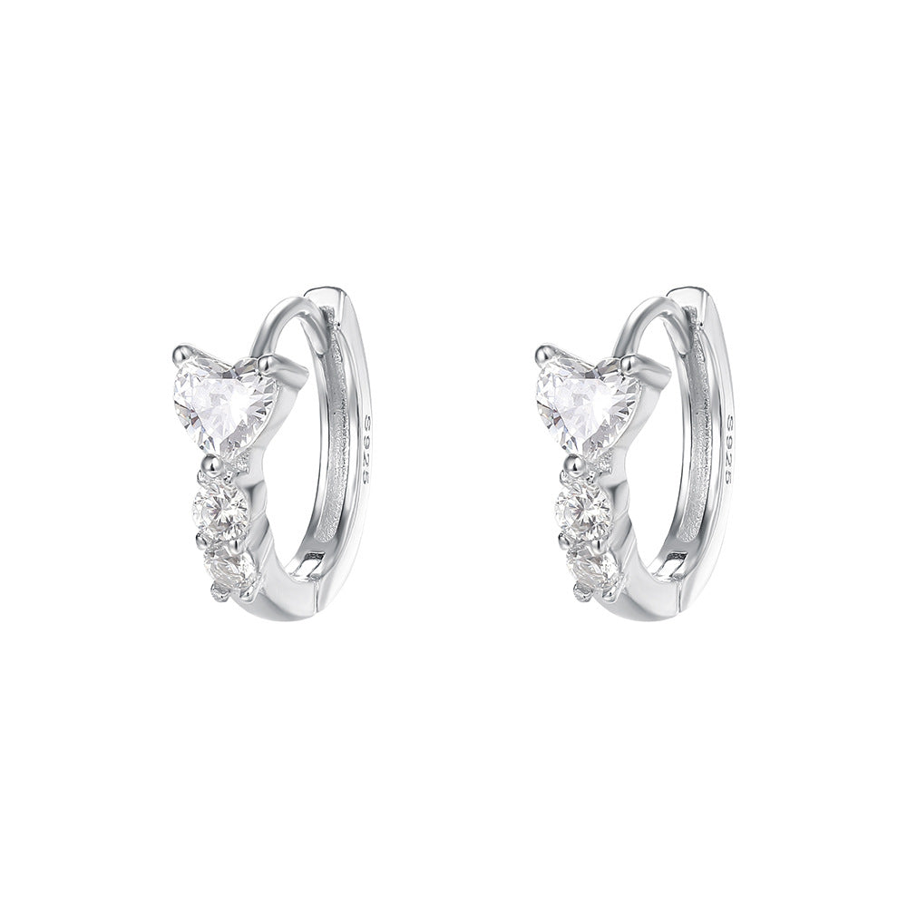 C廠 韓國韓版精緻愛心S925純銀耳環 批發 折扣@洽客服 25.11.26「E5790」