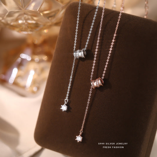 C廠 韓國韓版時來運轉小蠻腰S999純銀項鍊 批發 折扣@洽客服 24.11.W2「A4590」