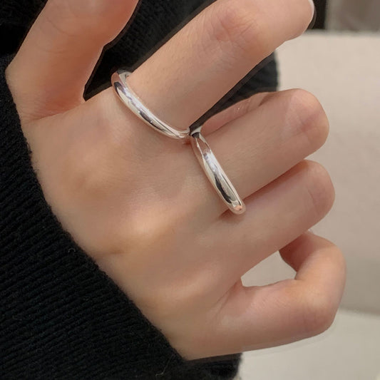 C2廠 韓國韓版泥鰍背素圈S925純銀戒指 批發 折扣@洽客服 26.01.W1「SR1451」