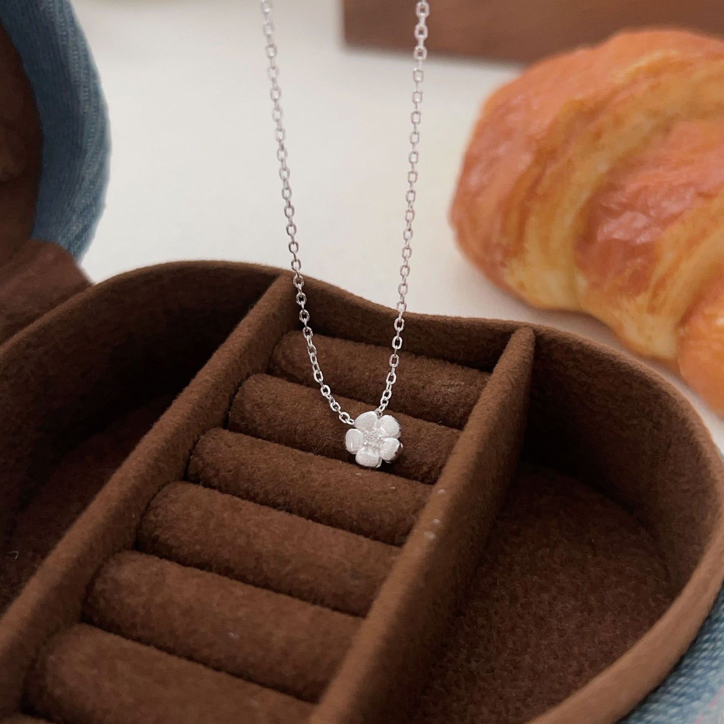 C3廠 韓國韓版S925純銀｜優雅小花項鍊 批發 折扣@洽客服 26.02.W3「xl144」