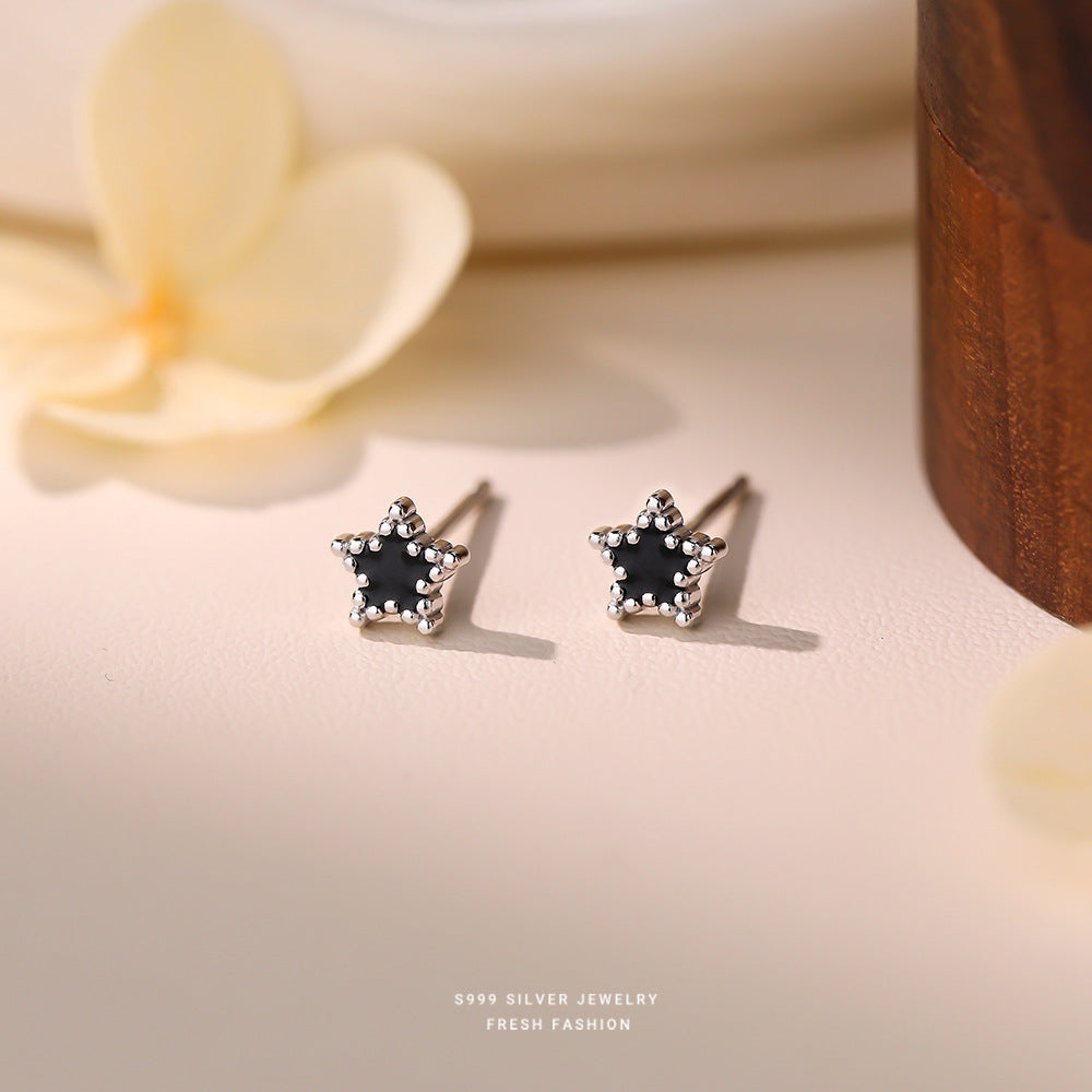 C廠 S999足銀｜韓國韓版五角星耳環 批發 折扣@洽客服 26.02.W3「E6234」