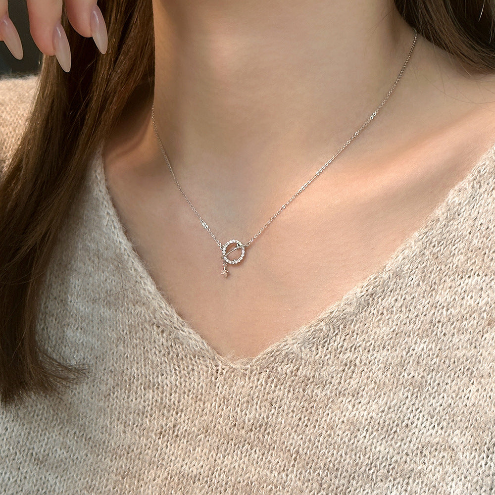 C廠 韓國韓版鏤空鋯石星球S999純銀項鍊 批發 折扣@洽客服 26.01.W1「A4777」