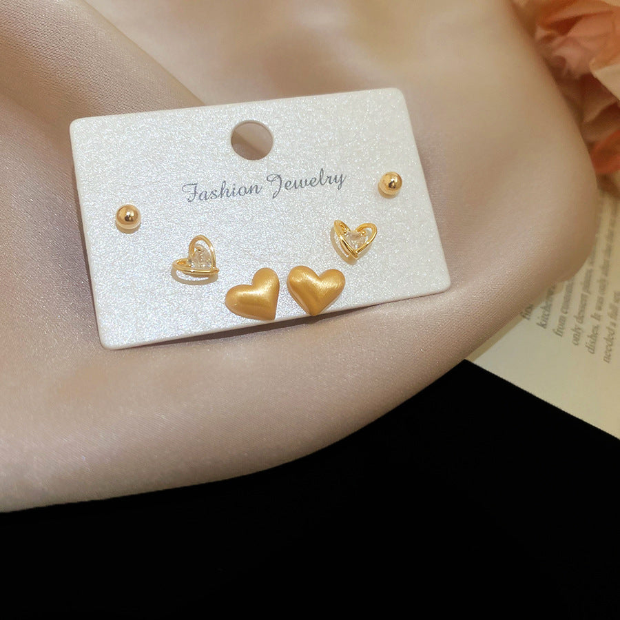 A2廠 【限量超值套組】 鋯石愛心花朵電鍍14K真金耳環批發 折扣@洽客服 26.03.W2「HE30772HE30771HE30773」