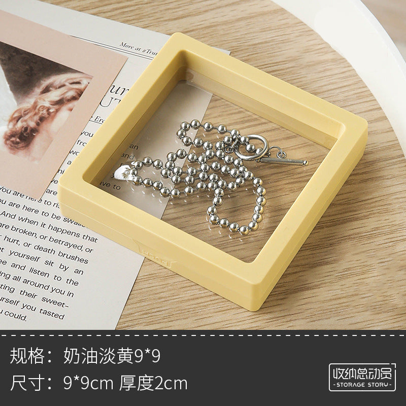 時尚透明薄膜飾品盒「AQ061」