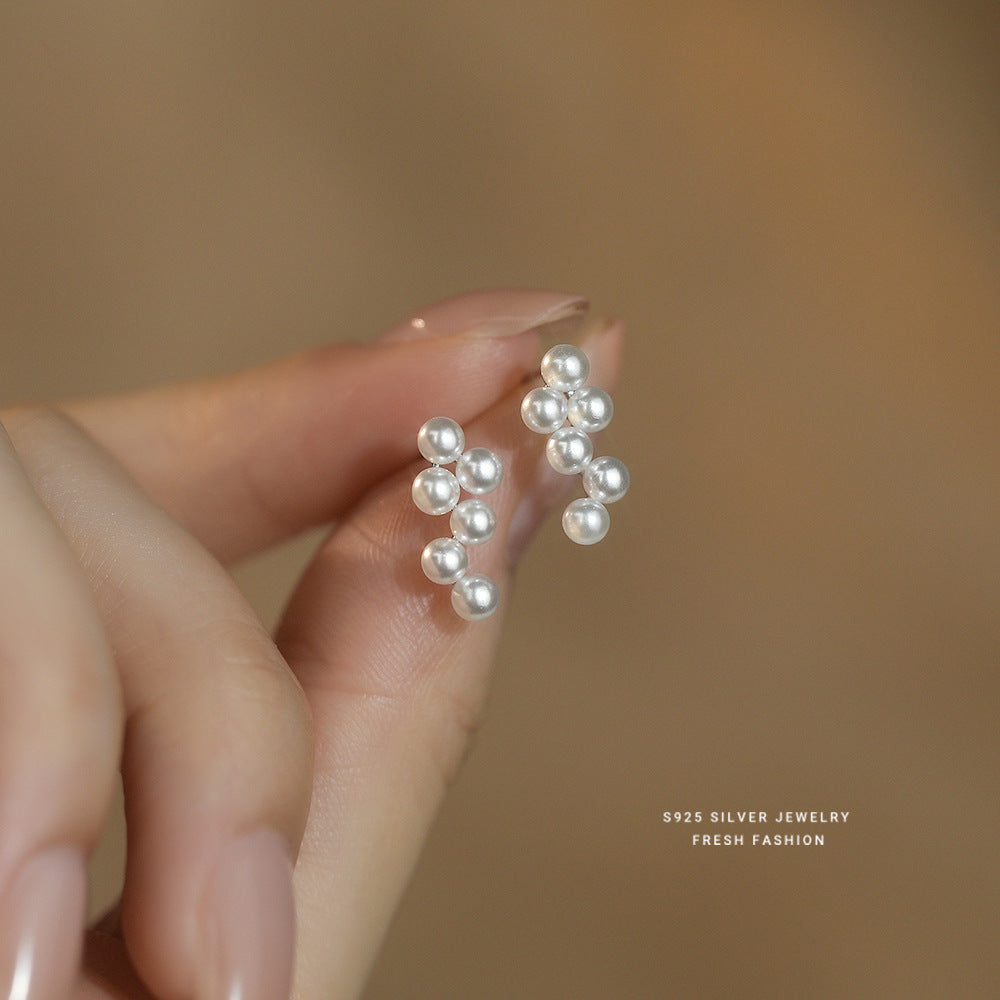 C廠 韓國韓版氣質輕奢珍珠 S925純銀耳環 批發 折扣@洽客服 25.12.W3「E5886」